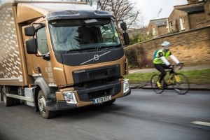 truck mirror for cyclist view