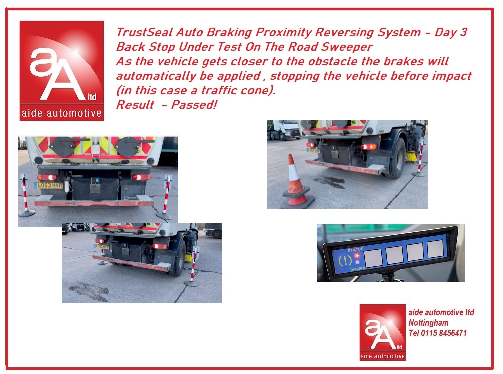 Auto Braking Safety Truck